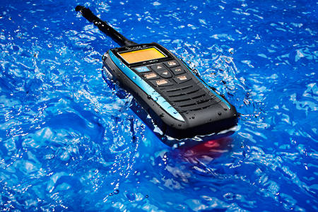 ICOM IC-M25EURO Float'n Flash Waterproof VHF Marine Handheld Radio